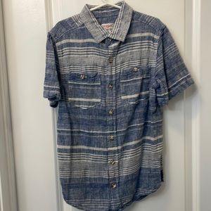 Boys Cat&Jack short sleeve button down shirt.